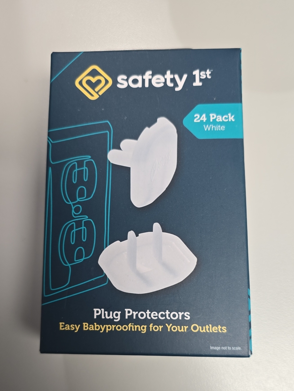 Safety 1st White Outlet Plug Protectors - 24 Pack